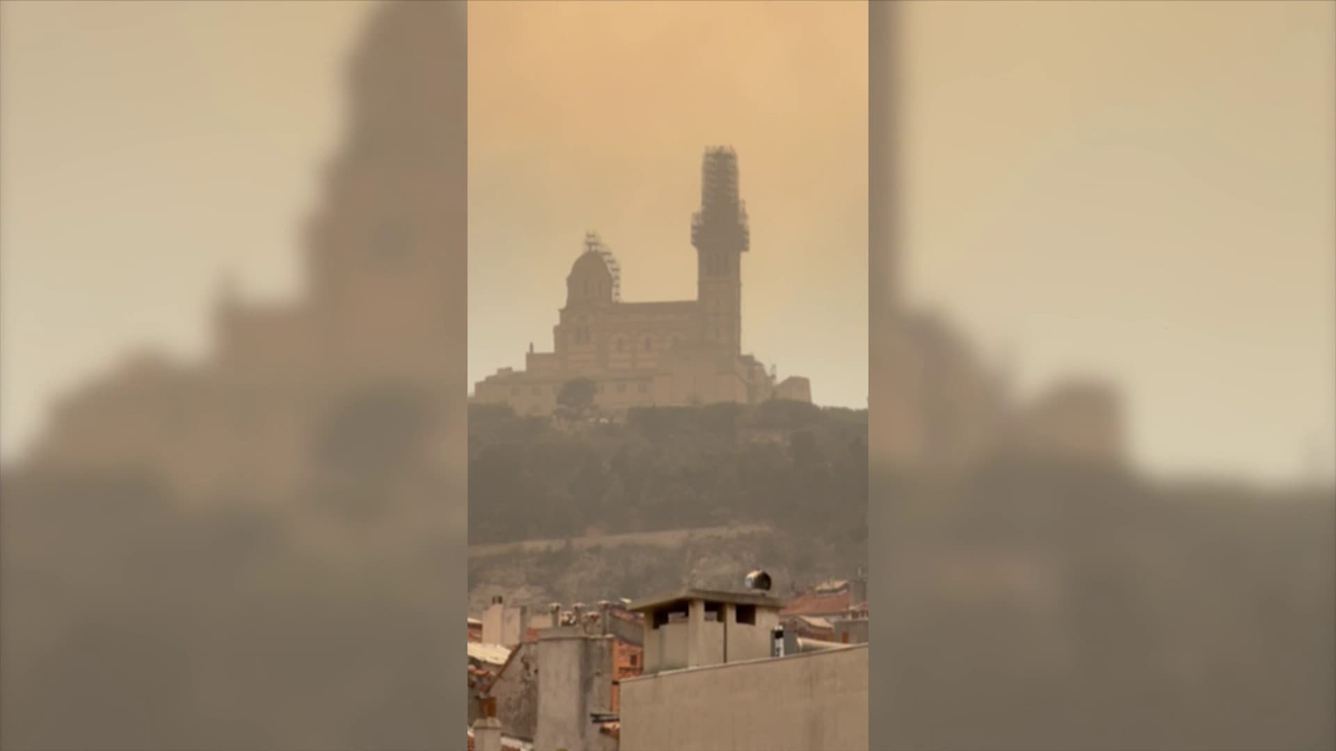 La basilique Notre-Dame de la Garde à Marseille le mardi 8 juillet.