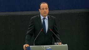 François Hollande devant le Parlement européen