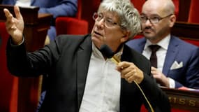 Le président insoumis de la commission des Finances Éric Coquerel, le 22 octobre 2024 à l'Assemblée nationale, à Paris