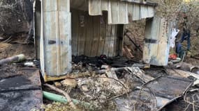 Le cabanon a pris feu ce dimanche 29 décembre au Cannet.