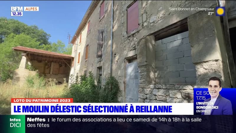 Loto du Patrimoine: le moulin Délestic à Reillanne sélectionné