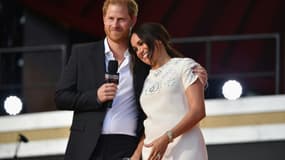 Le Prince Harry et son épouse Meghan Markle à Central Park le 25 septembre 2021 à New York 