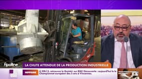 La chute attendue de la production industrielle 