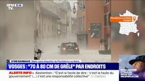Vosges: "70 à 80cm de grêle" à Plombières-les-bains après un violent orage