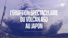 Les images de la spectaculaire éruption du volcan Aso au Japon