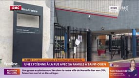Une lycéenne à la rue à Saint-Ouen avec sa famille