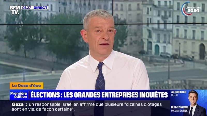 Législatives: les grandes entreprises s'inquiètent d'un décrochage de l'économie de la France
