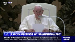 Le pape François annonce que son prédécesseur Benoît XVI est "gravement malade" 