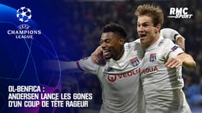OL – Benfica : Andersen lance les Gones d’un coup de tête rageur