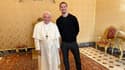 Zlatan Ibrahimovich avec le pape