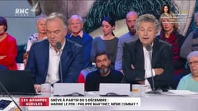 Grève à partir du 5 décembre : Marine Le Pen et Philippe Martinez ont-ils le même combat ? - 26/11
