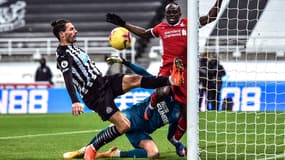 Sadio Mané lors de Newcastle-Liverpool
