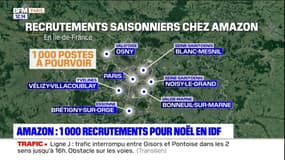 Amazon: 1.000 recrutements pour Noël en Île-de-France 