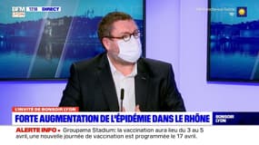 Covid-19: "On est envahi par la 3e vague", selon le chef du service pneumologie à Lyon Sud 