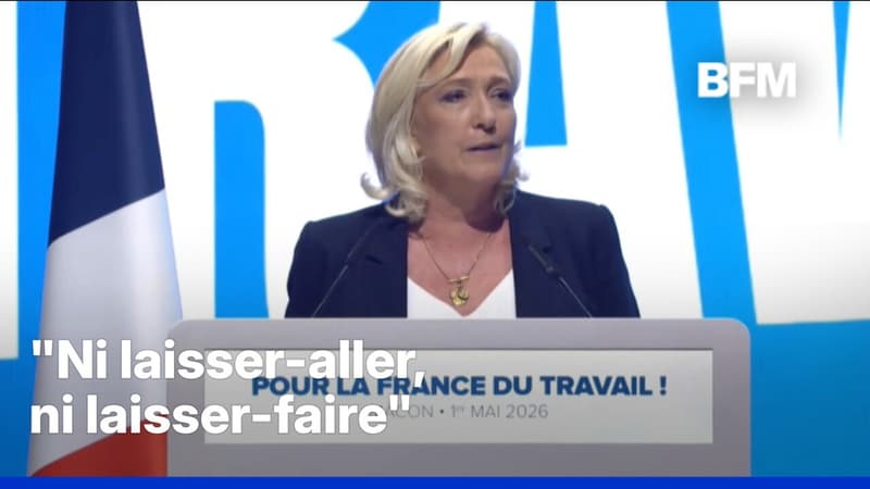 Dans son discours du 1er-Mai, Marine Le Pen déclare "avoir foi en la justice" face à "la jungle réglementaire française et européenne"