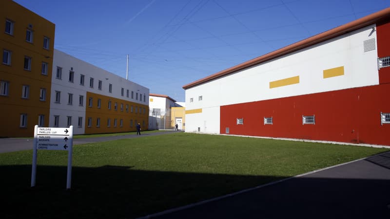 La prison de Réau (Seine-et-Marne), d'où s'est évadé Redoine Faïd le 1er juillet 2018 par hélicoptère