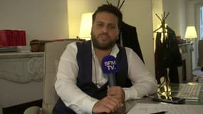Yassin Sadouni, avocat du streamer Naruto, sur BFMTV ce mardi 19 août.