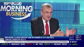 François Villeroy de Galhau (Gouverneur de la Banque de France): "Pour envisager de relever les taux, il faut atteindre les 2% (d'inflation) à l'horizon de 12 à 18 mois"