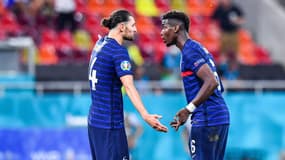Adrien Rabiot et Paul Pogba se sont accrochés après le 3e but de la Suisse