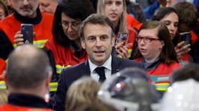 Emmanuel Macron à Dunkerque le 12 mai 2023