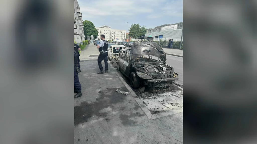 Les dégradations à Bobigny. Les dégradations à Bobigny.