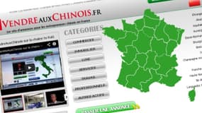 Le site vendreauxchinois.fr propose un service de petites annonces payantes à destination des clients chinois.