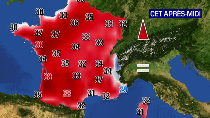 Les températures seront très élevées ce mercredi 13 juillet en France