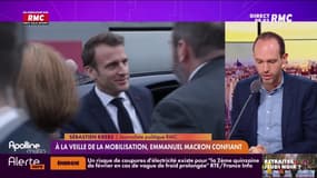 A la veille de la mobilisation, Emmanuel Macron confiant 