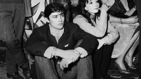 Alain Delon et Juliette Greco, au Gala de l'Union des artistes de 1959.
