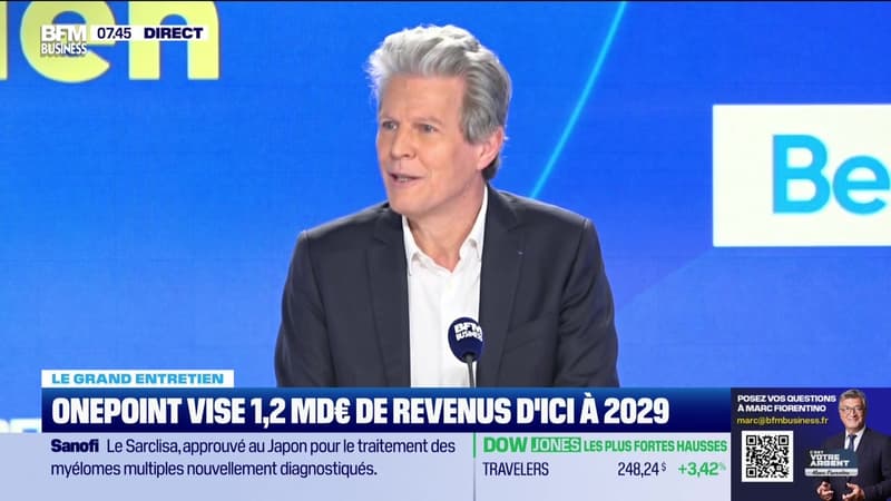 Le Grand entretien : Onepoint vise 1,2 milliard d'euros de revenus d'ici à 2029 - 25/02