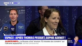 Thomas Pesquet réagit sur BFMTV au choix de Sophie Adenot, qui lui succèdera