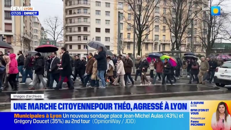 Une marche citoyenne pour Théo, agressé à Lyon