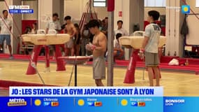 JO: les stars japonaises de la gym s'entraînent à Lyon
