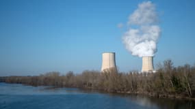 Cette photographie prise le 9 février 2023 montre la centrale nucléaire de Golfech, dans le sud-ouest de la France.