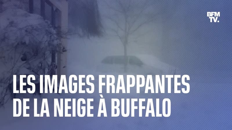 Les images impressionnantes de la neige à Buffalo, aux États-Unis