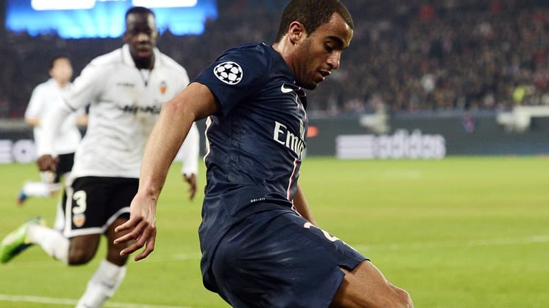 Lucas contre Valence en 8es de C1