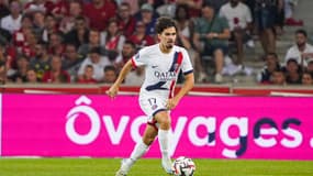 Vitinha, milieu de terrain du PSG, sur la pelouse du Losc, 1er septembre 2024