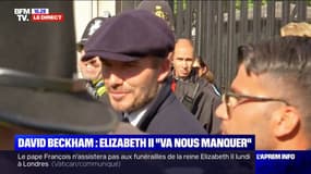 "Elle va nous manquer": David Beckham s'exprime après s'être recueilli auprès du cercueil de la reine Elizabeth II