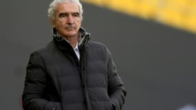 L'entraîneur de Nantes Raymond Domenech lors d'un match face à Lens, le 17 janvier 2021 à La Beaujoire