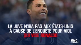 La Juve n'ira pas aux États-Unis à cause de l'enquête pour viol qui vise Ronaldo