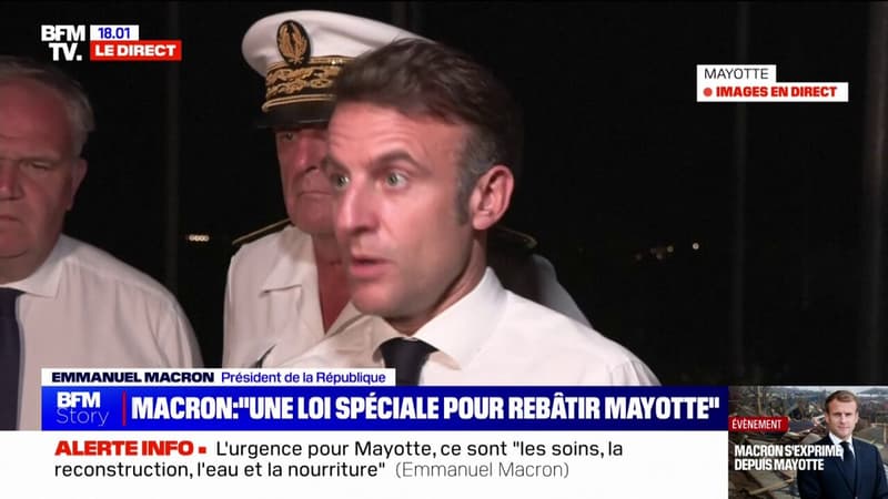 Emmanuel Macron sur les clandestins à Mayotte: 