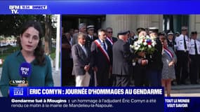 Discours du maire, dépôt de gerbe: Cannes a rendu hommage au gendarme tué après un refus d'obtempérer
