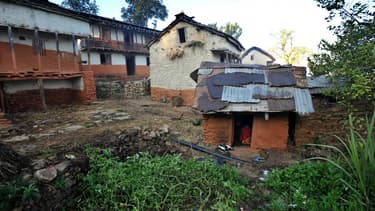 Une hutte dédiée à la pratique du chhaupadi au Népal.