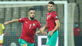 Imran Louza avec le Maroc pendant la CAN 2022