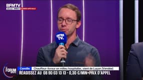 FORUM BFM -  “On m’a menacé de mort car j’ai refusé de donner des glaçons”, témoigne Camille, chauffeur-livreur 