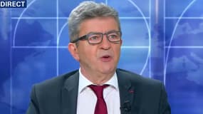 Jean-Luc Mélenchon sur le plateau de BFMTV le 22 juillet 2018