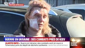 "J'ai eu beaucoup de chance": blessée par un bombardement, une Ukrainienne de Tchougouïv témoigne