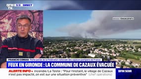 Francis Comas (Fédération nationale des sapeurs-pompiers de France): "On ne va pas pouvoir tenir comme ça tout l'été avec autant de départs de feu [...] Il faut tout faire pour l'éviter" 