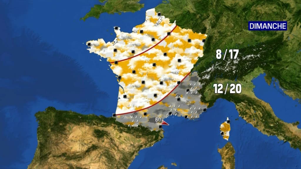 Le temps de dimanche 7 juin Le temps de dimanche 7 juin