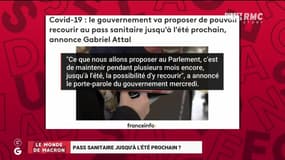 Le monde de Macron: Pass sanitaire jusqu'à l'été prochain ? - 30/09